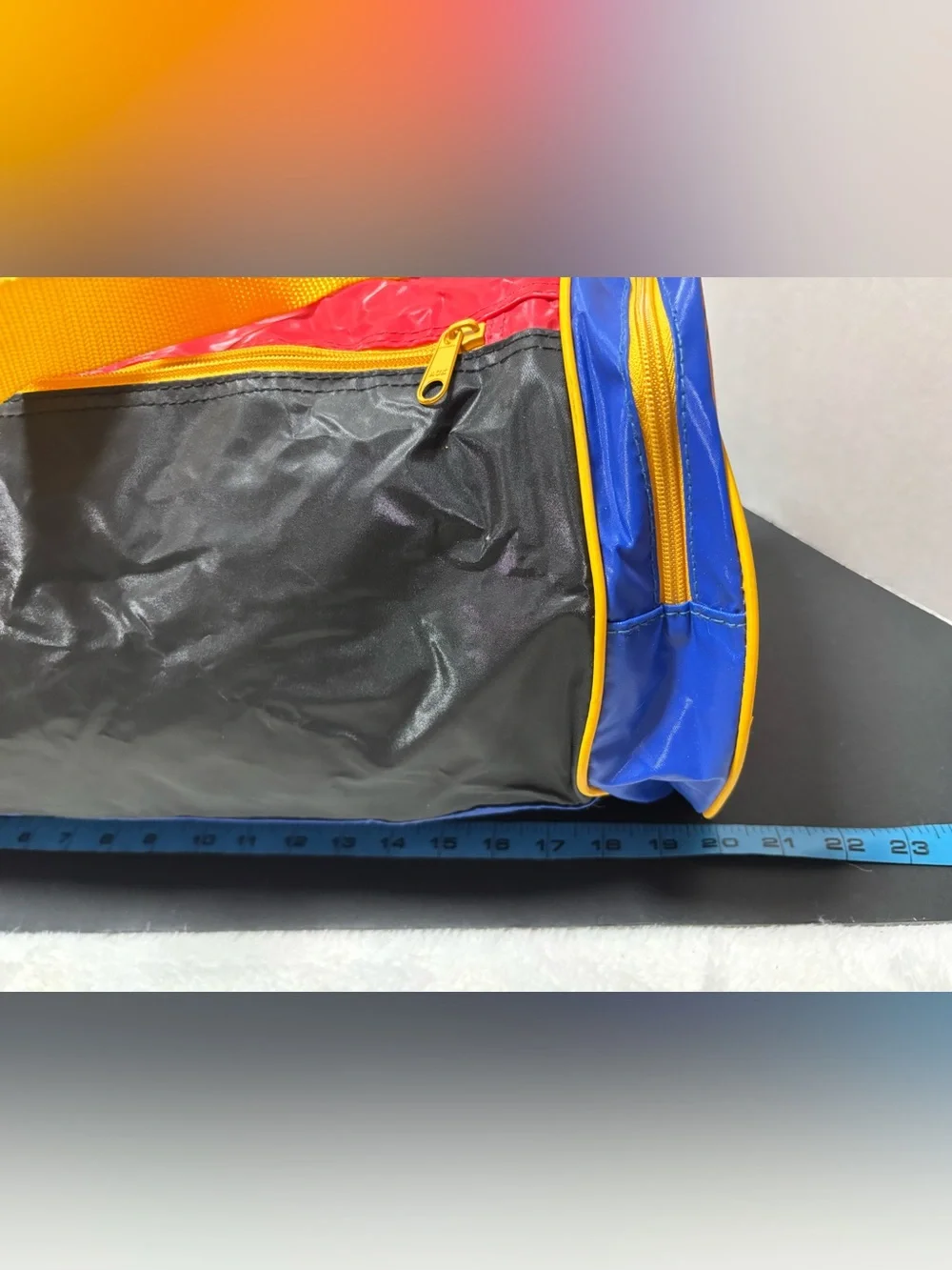 Vintage 1993 Looney Tunes All Stars Basketball Duffle Bag Black